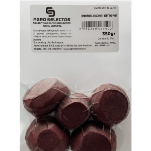 Remolacha pelada entera al vacío